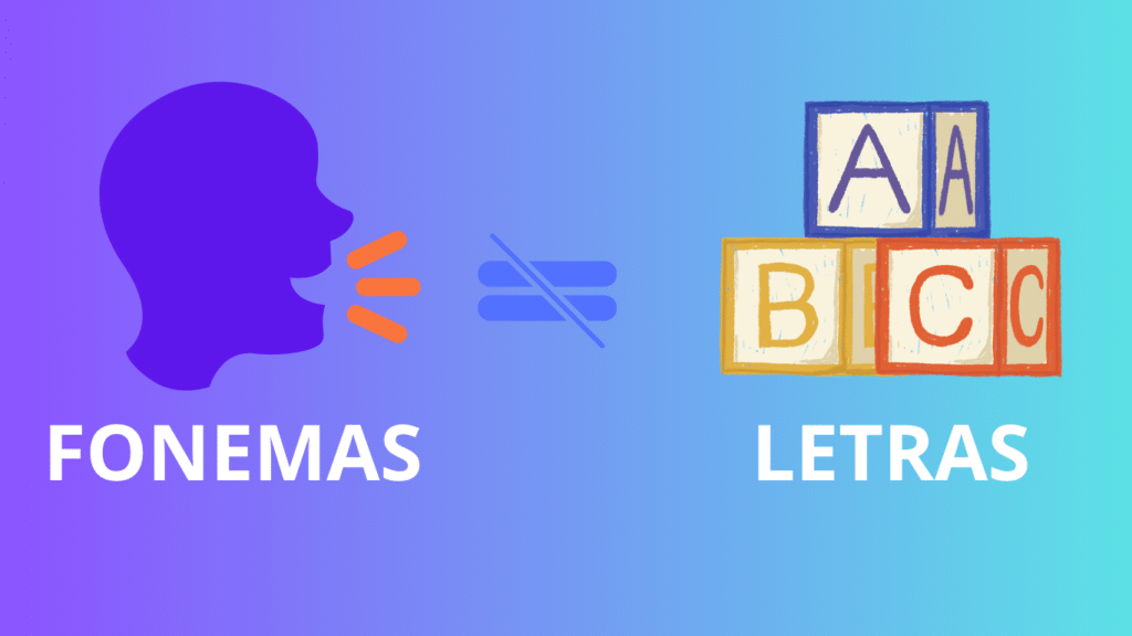 LETRAS E FOENMAS DIFERENÇA